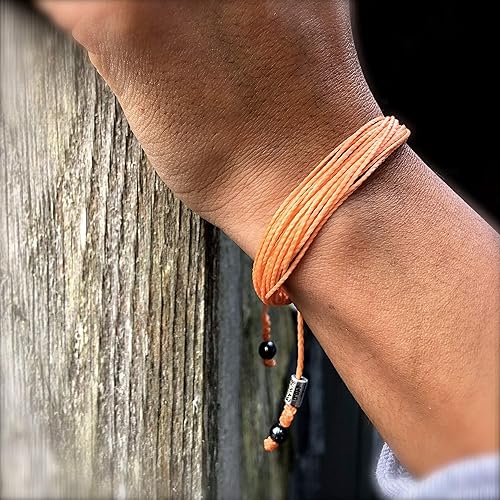 Miniatura 223 de Rumi Sumaq Pulsera de concientización para hombres, mujeres y niños – Pulsera de apoyo tejida ajustable anudada a mano – Pulsera de conciencia sutil