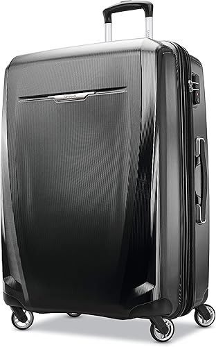Samsonite Winfield 3 DLX Hardside - Equipaje expandible con ruedas, Negro), 120754-1041