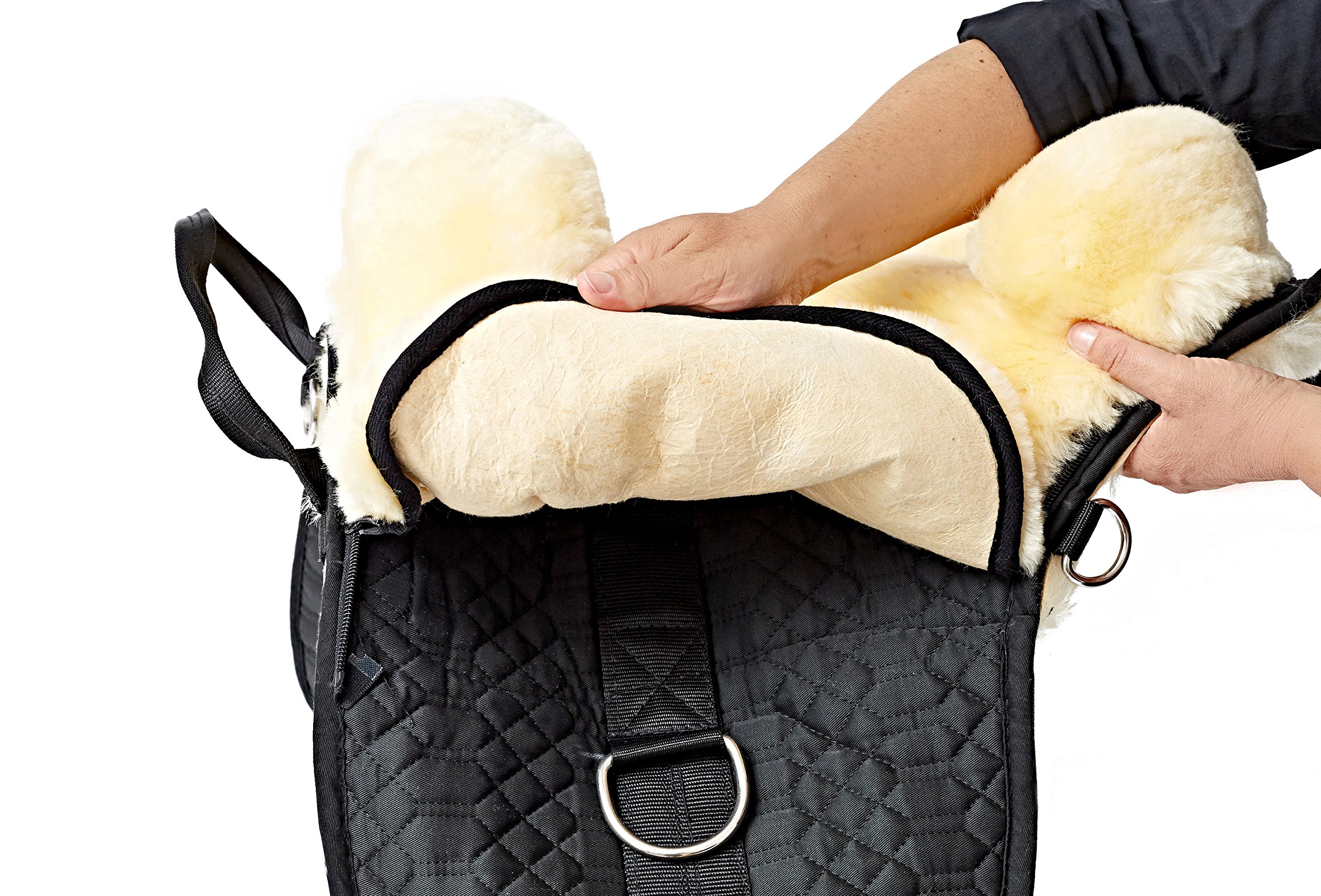 Engel Reitsport Fellsattel R1 Pony med./Natur Lammfell Sattel