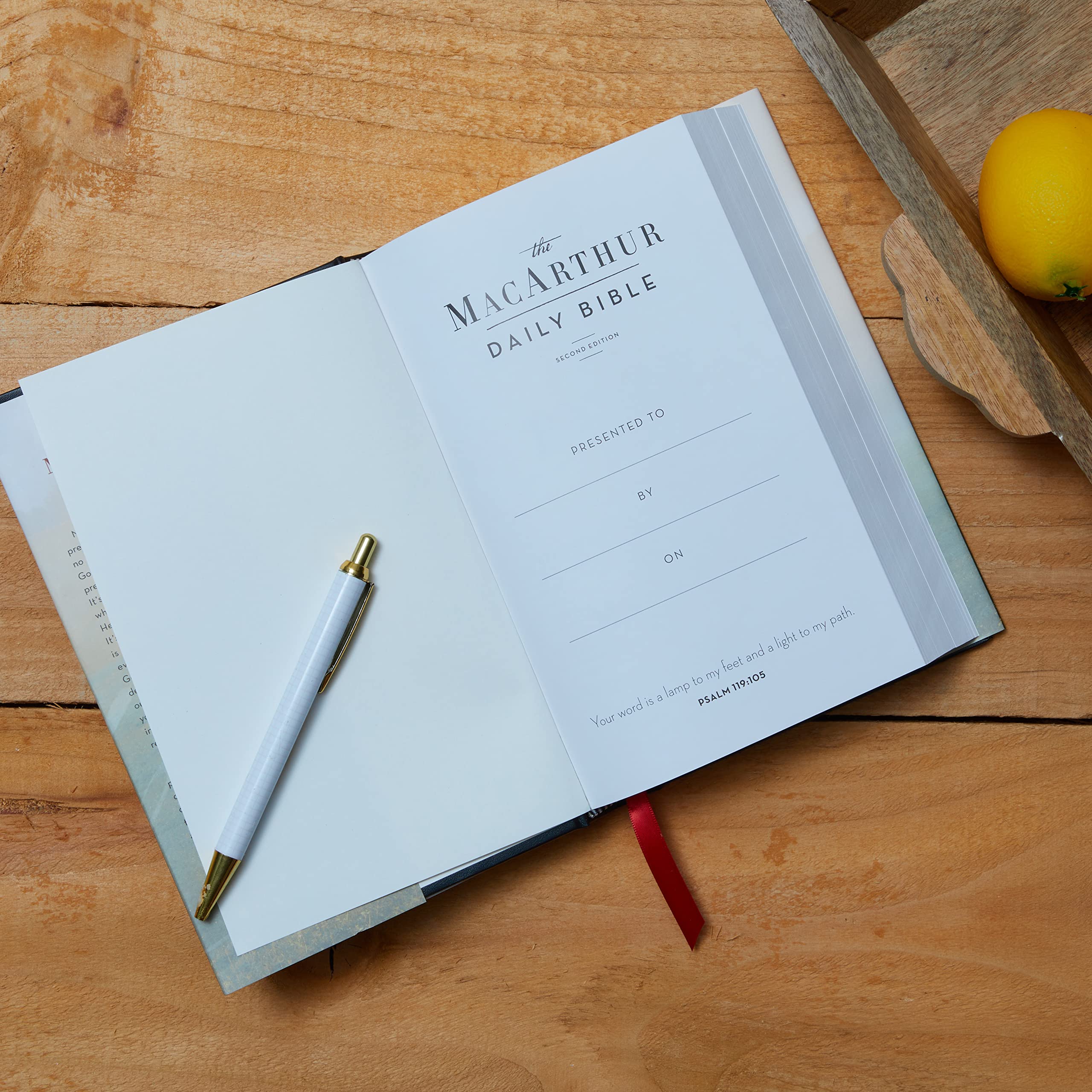 The NKJV, MacArthur Daily Bible, 2nd Edition, Hardcover, Comfort Print: A Journey Through God's Word in One Year - Image 8