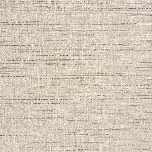 VEELIKE Papel tapiz de tela de hierba de 15.7''x354'' blanco crudo para despegar y pegar, papel de contacto de tela de hierba con textura,