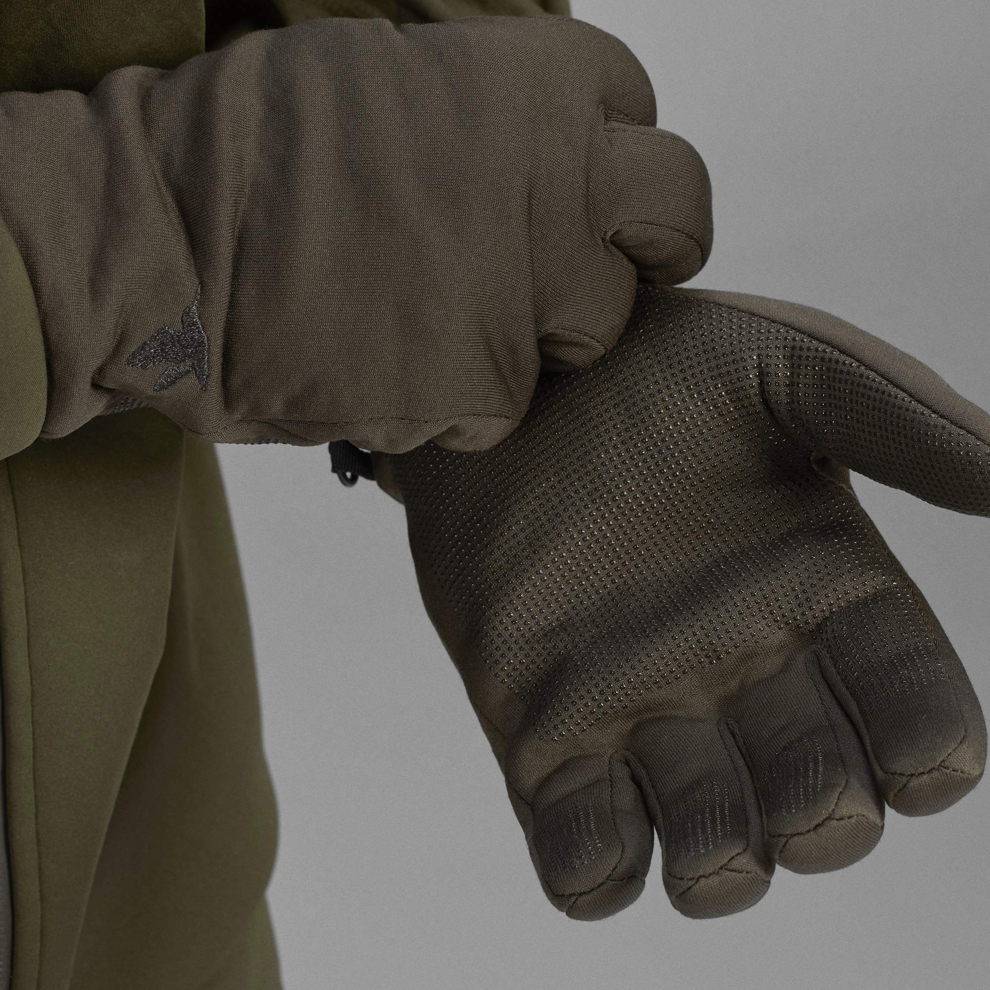 fleece handschuhe mit membran Seeland Hawker Jagdhandschuhe winddichter SEETEX®-Membran - Fleecehandschuhe für die Jagd mit gummierten Handinnenflächen BAG GLOVE Size:XLG Sachverständige Der Polizei Untersuchen