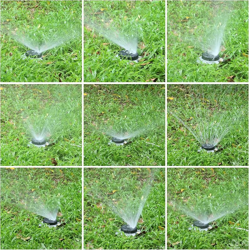 STYDDI fém locsolótorony 9 funkciós permetezőfej cink alappal kerthez