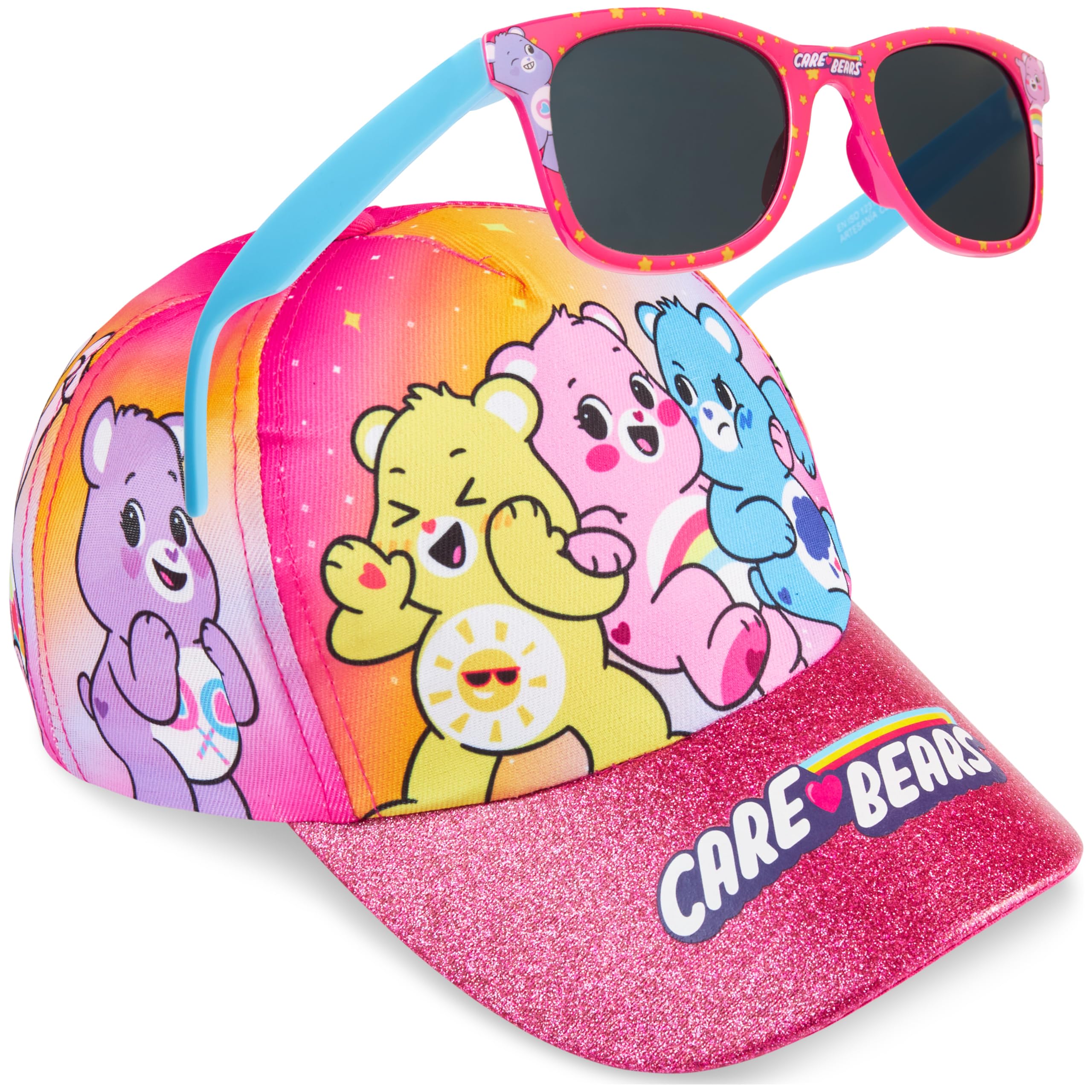 Disney Stitch | Hello Kitty | Care Bears Set Gafas de Sol y Gorra Niña, Protección UV400, Gorra Ajustable, Accesorios de Viaje, Regalo para Niña — view 9