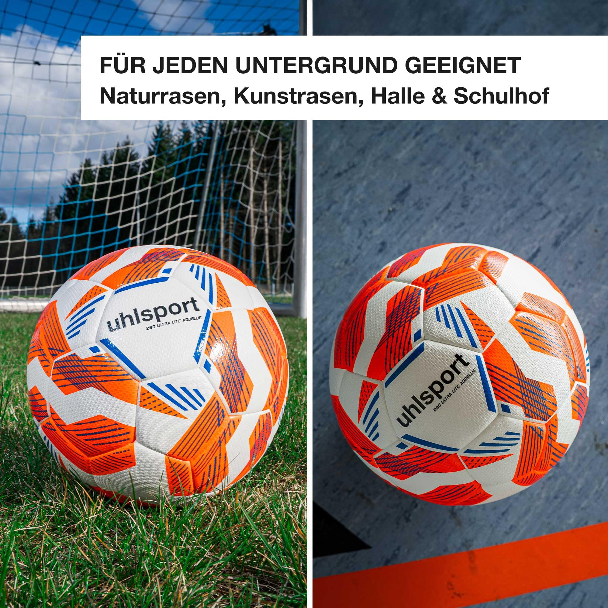 uhlsport 290 Ultra Lite Addglue - balón de fútbol Niños