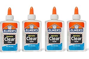 ELMER'S Clear Liquid School Glue, 1 Gallon