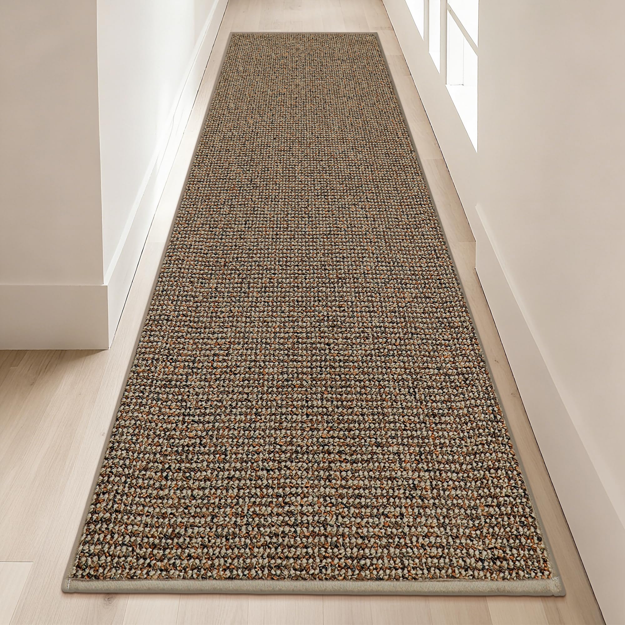 BEQHAUSE Hallway Runner Rugs 2x8, Hallway Rug Non-Slip Washable(Rolled-Up NO Creases), Runner Rug Absorbent Stain Resistant Hall Rug Carpet Runner,