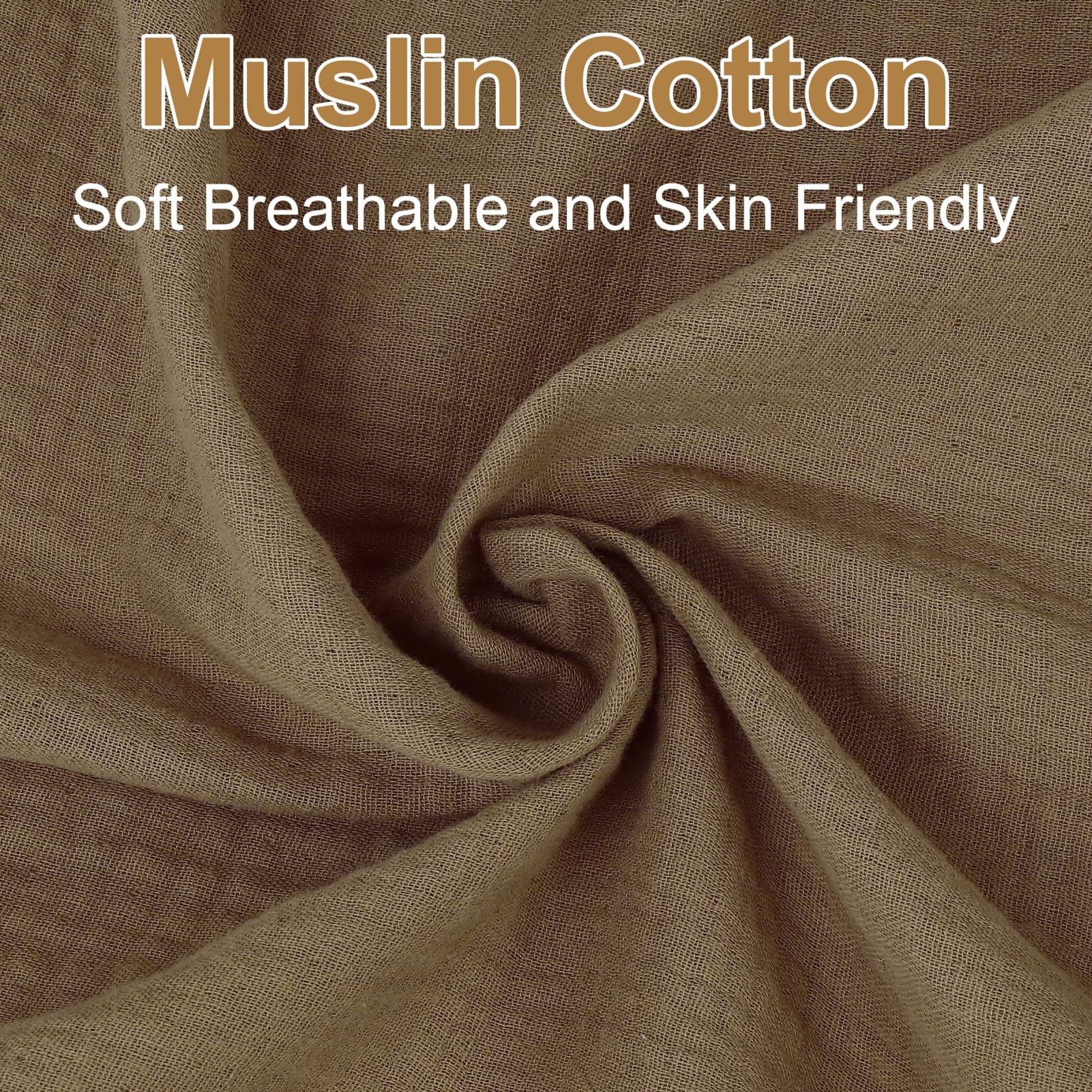 Great Muslin Changing Pad Cover,Ultra Soft Breathable Diaper Changing