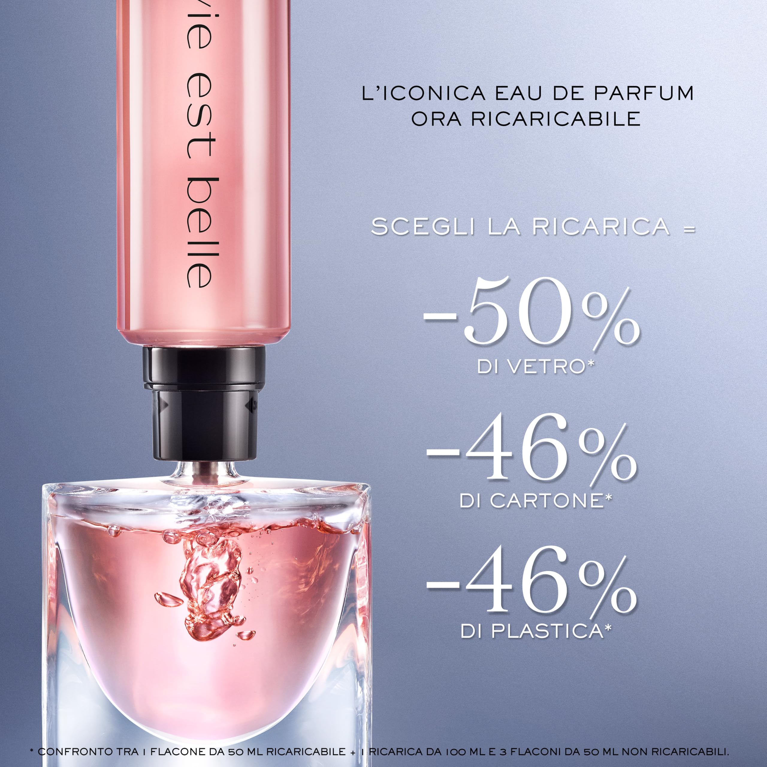 Lancôme - La Vie Est Belle Eau de Parfum - Fragranza Floreale Golosa, Profumo da Donna - Ricarica 100 ml