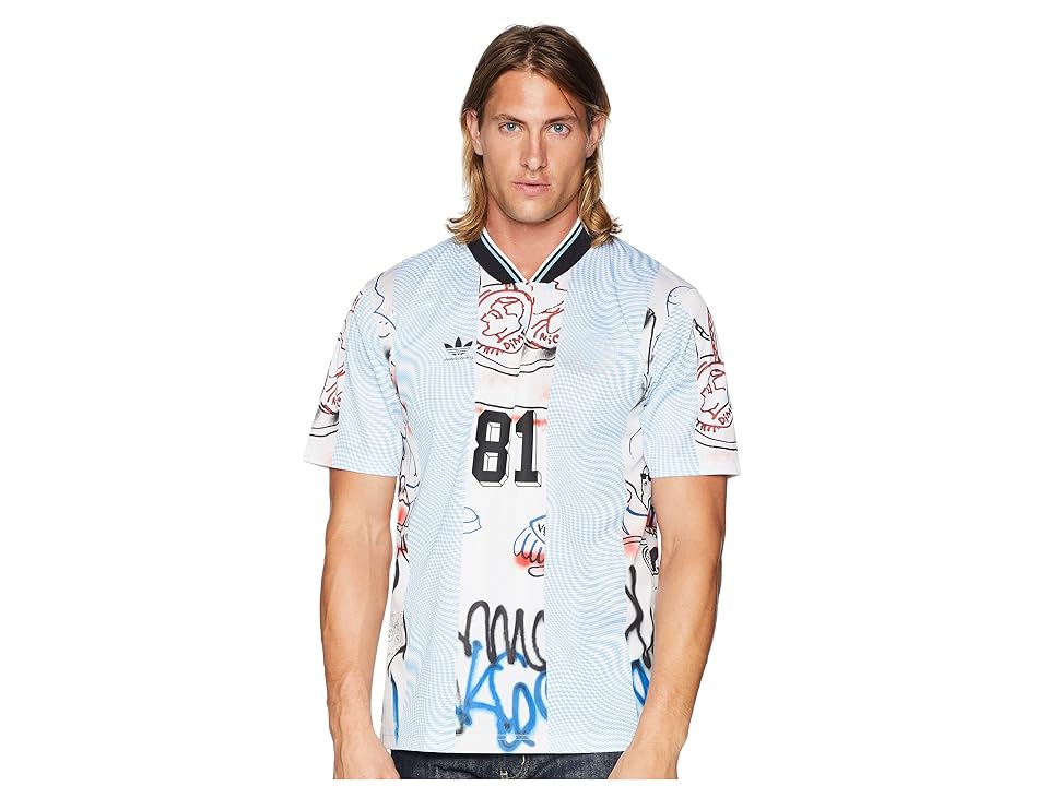 

adidas Skateboarding Gonzales Jersey (Black/White) Men's Short Sleeve Pullover