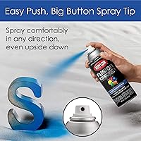 Vista 4 de Krylon Fusion All-In-One K02716007- Pintura en aerosol para uso en interiores y exteriores, azul patriótico brillante, 12 onzas (paquete de 2)