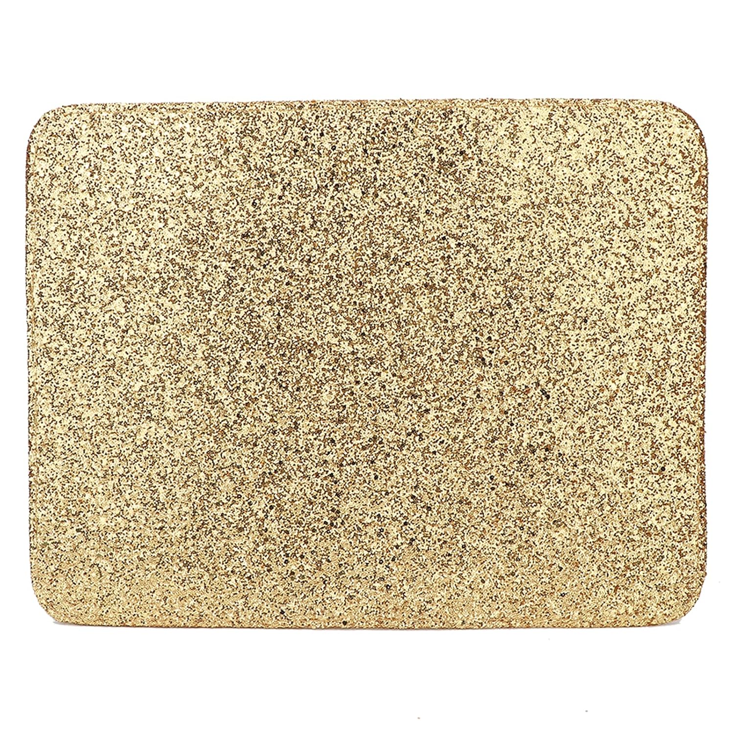 Nail Table Mat 15 X 9.5 Inch Portable Art Table Shiny Soft Hand Holder Manicure Tool (gold cushion)