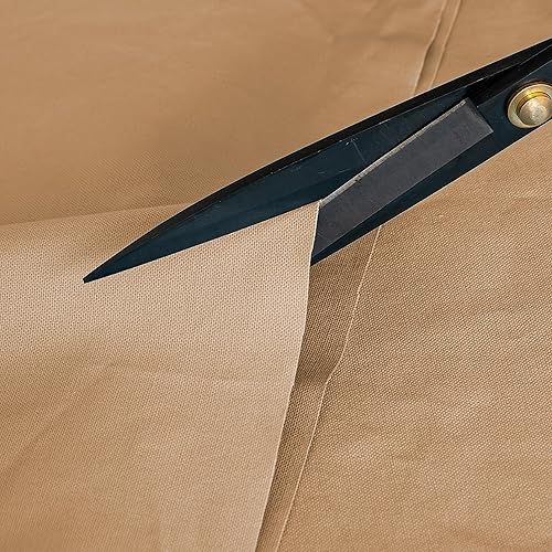 Vista 45 de Simple&Opulence The Yard, tela de lona 100% algodón, 10 onzas, 59 pulgadas, tela de pato natural, peso medio para pintar, coser, manualidades