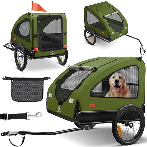KESSER® Boxer 2 en 1, Remolque para Perros, Silla de Paseo para Perros