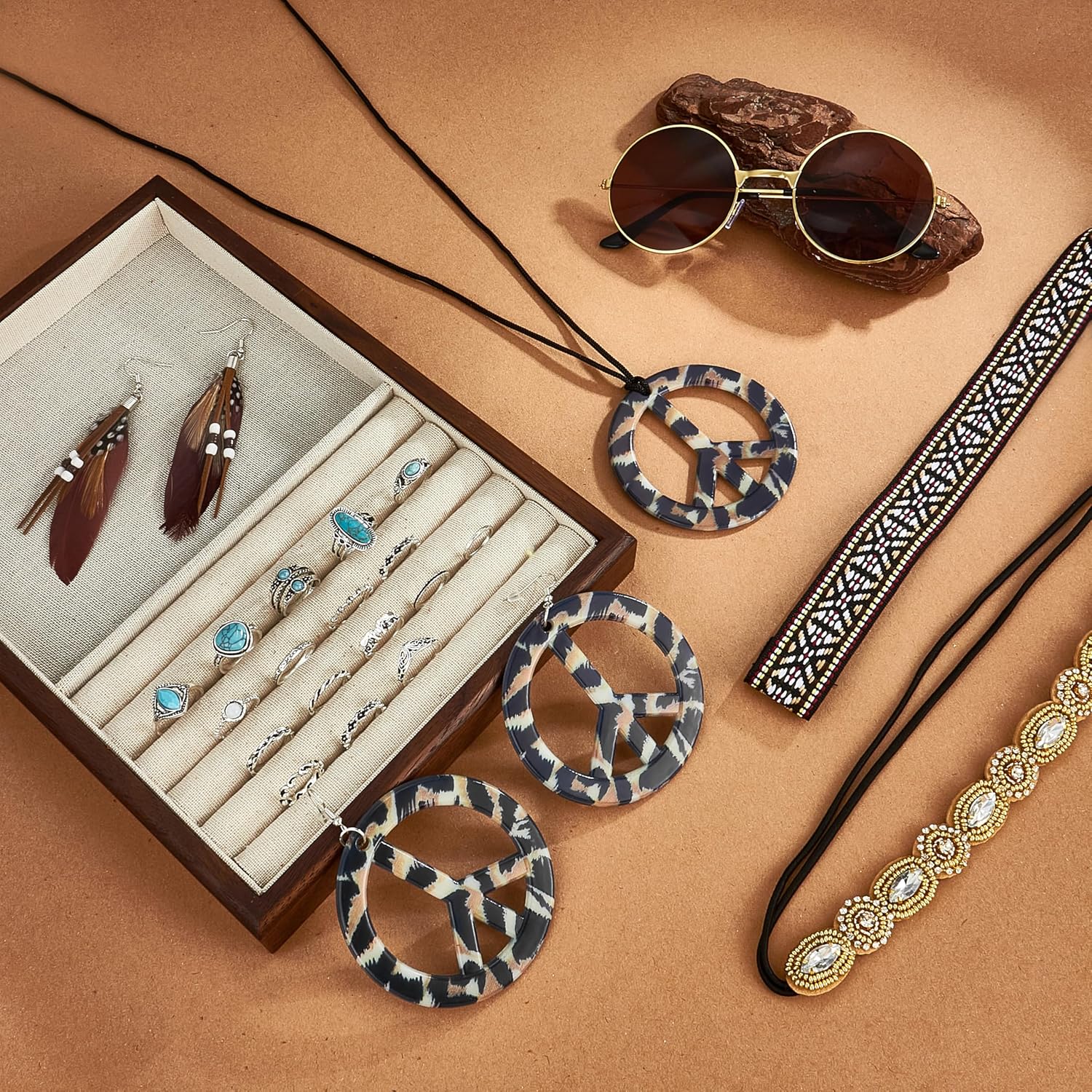 60s 70s Outfits for Women Hippie Accessories Costume Tops Women Fringe Hippie Vest for Halloween Disco Party - Image 4