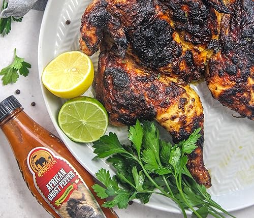 Miniatura 4 de African Dream Foods - Paquete de regalo de salsa variada más popular  Pimienta fantasma africana, chile ojo de pájaro, habanasco, salsa picante