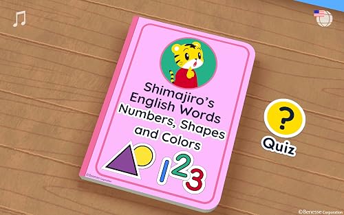 Shimajiro's English Words: Numbers, Shapes & Colors - App
