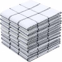 Vista 2 de Trapos de Limpieza de Algodón Terry Paños de Cocina para Lavar Platos, Juego de 8 Trapos de Cocina para Limpieza, Toallas Ligeras y Suaves