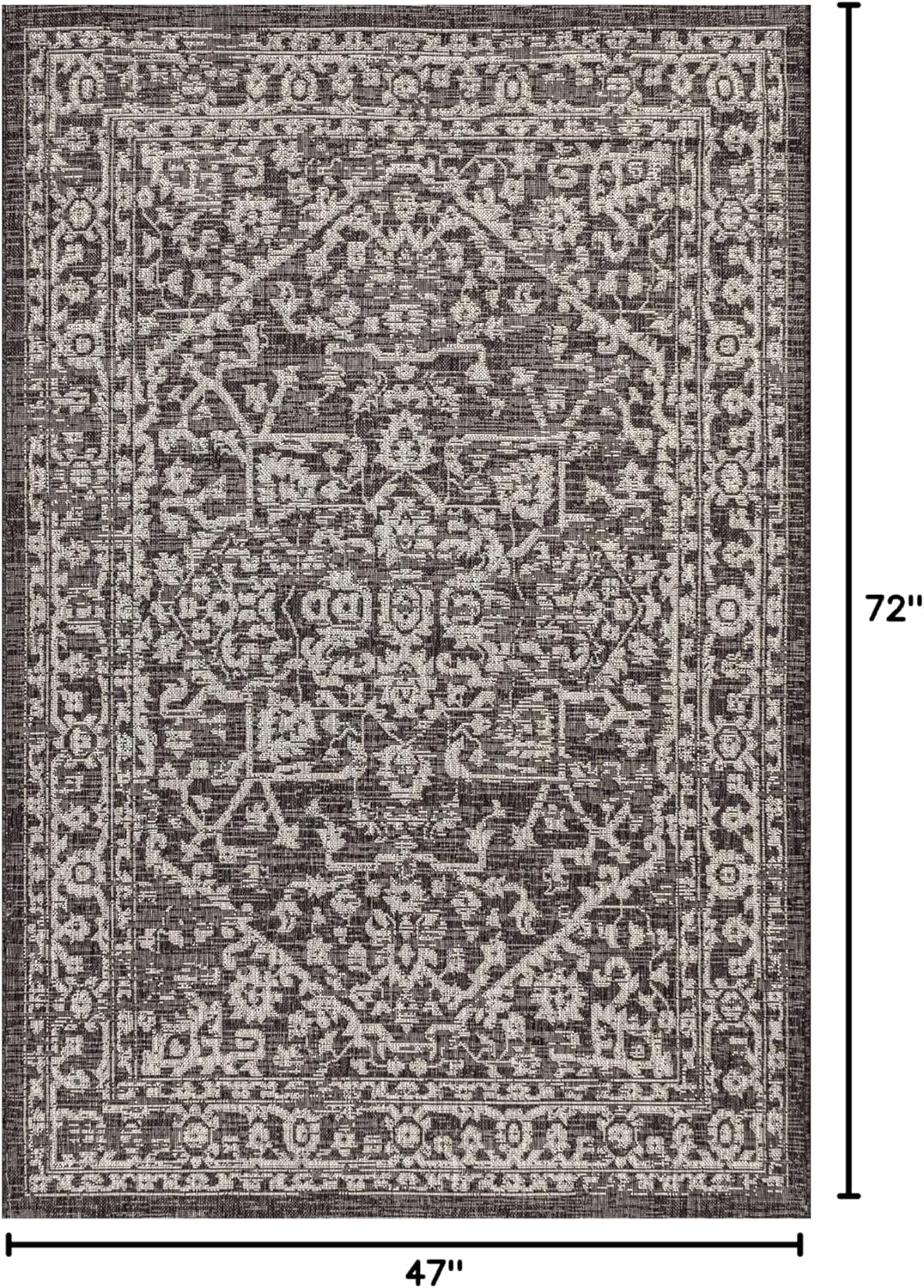Transform Your Space with the JONATHAN Y Boho Medallion Rug: Stylish, Durable, and Easy to Clean!