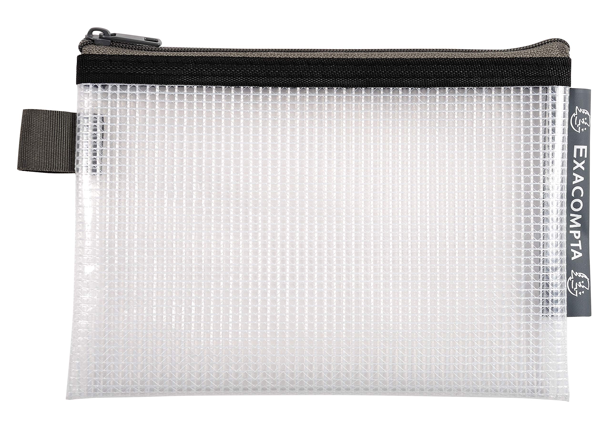 Exacompta - Réf. 34120E - Carton de 10 pochettes avec fermeture éclair ZIP - En polypropylène souple pour ranger des fournitures, accessoires de beauté - Format à classer A6 - 5 couleurs assorties