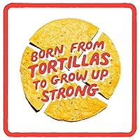 Vista 5 de Zack's Mighty Chips de tortilla orgánica, sin OMG, sin gluten, resistentes para sumergir, bolsa de 9 onzas