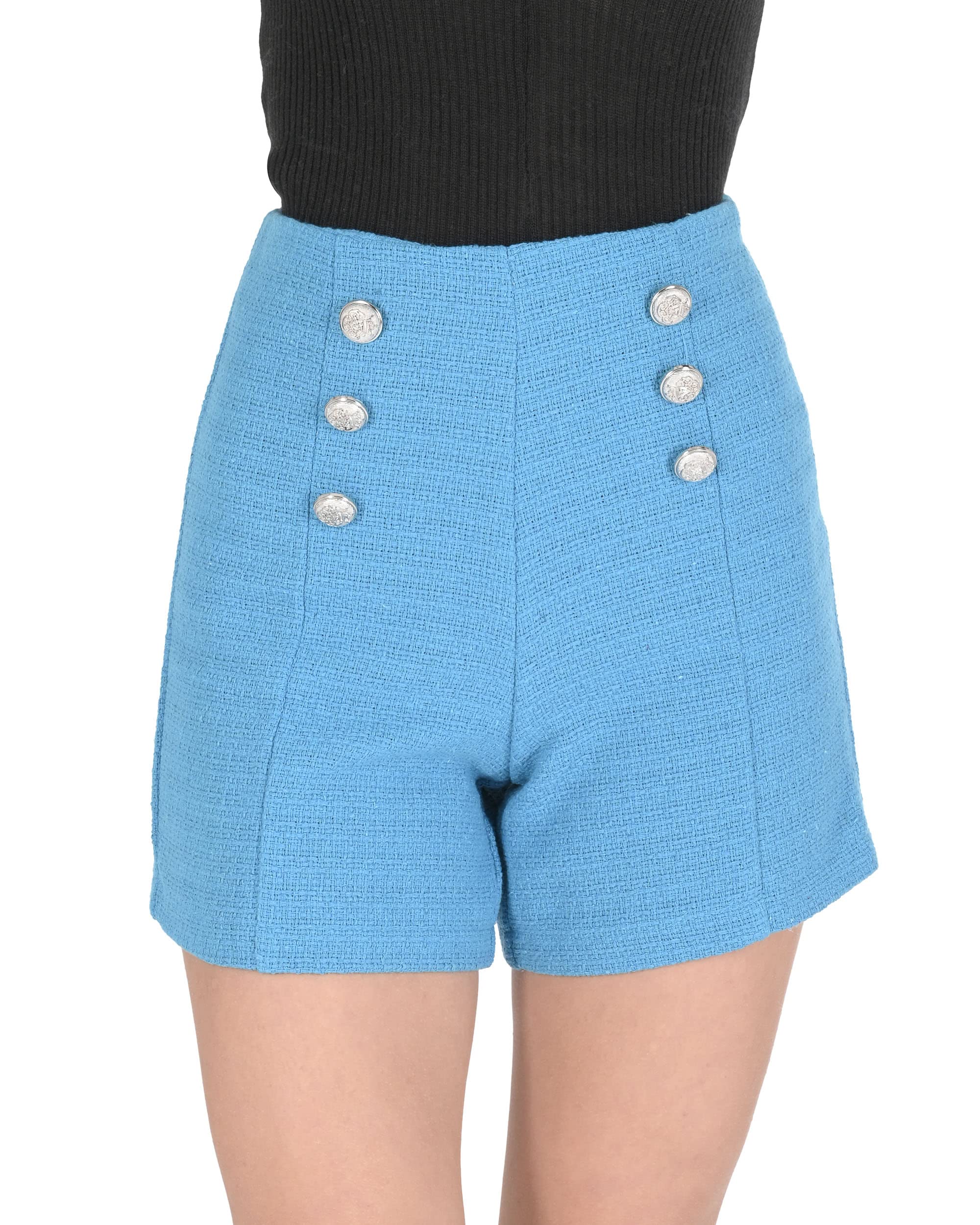 19V69 ITALIAwomens Short Anella Bianco Tess. Chanel Unito Swim Trunks