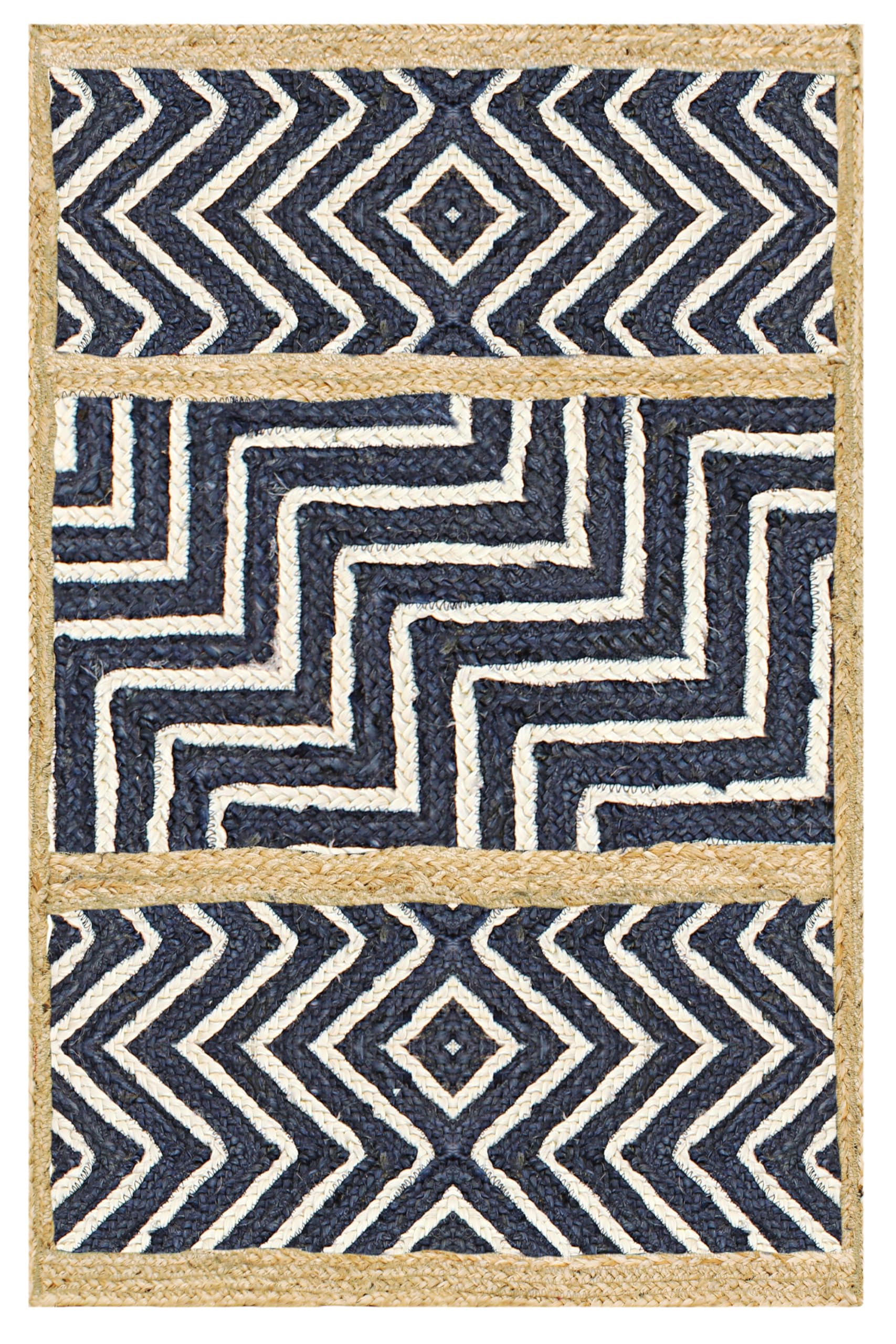 Tapis en jute pour petite chambre et cuisine ambiance bohème