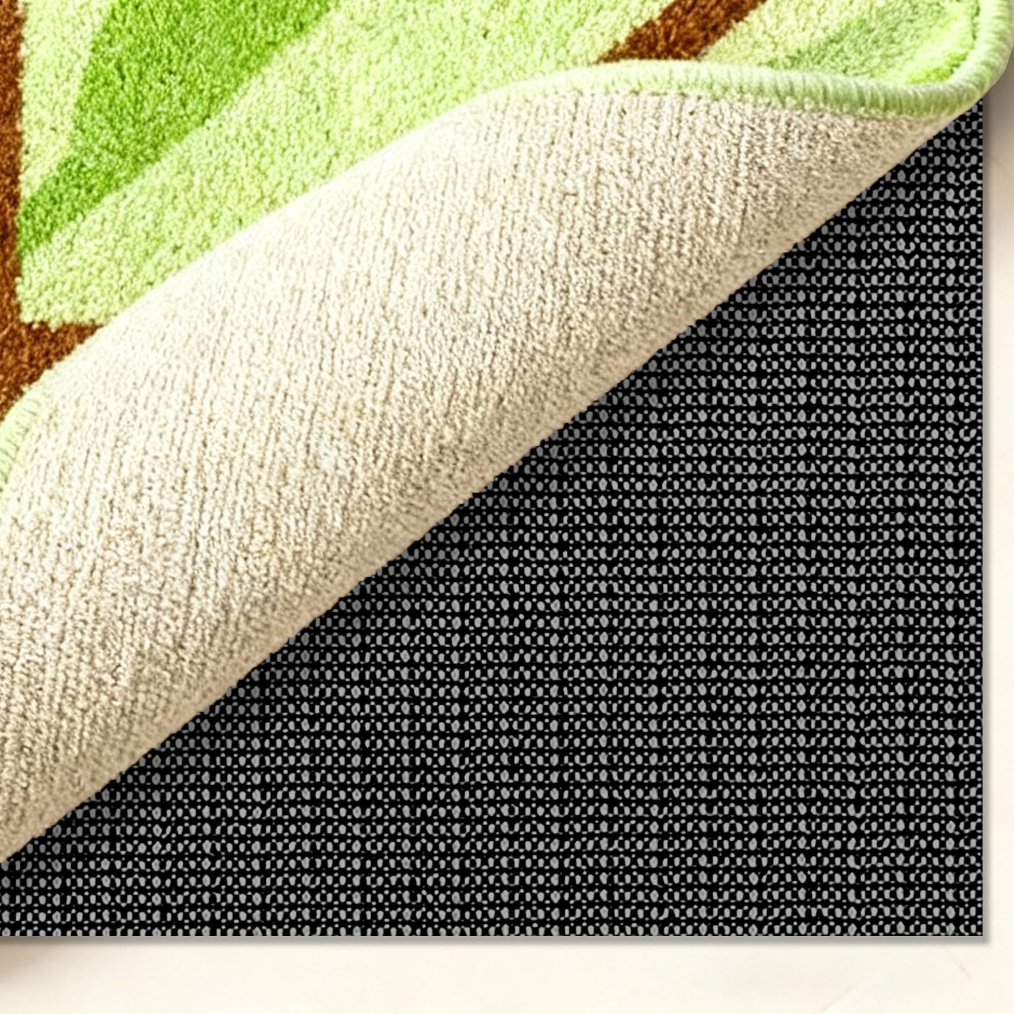 Rete Antiscivolo 190 x 380 cm Antiscivolo e Protezione per Tappeti Multiuso per Tappeti, Moquette e Pavimenti Laminati, Nero