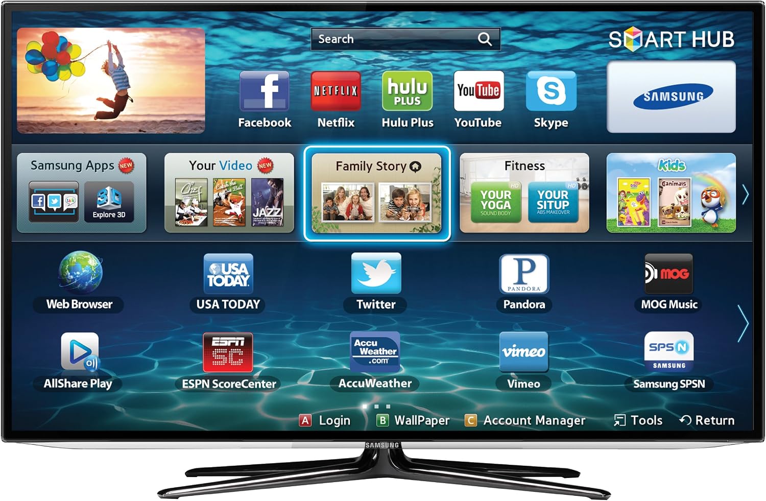 Samsung UN46ES6100 46-Inch 1080p 120Hz Slim LED HDTV (Black) (2012 Model)