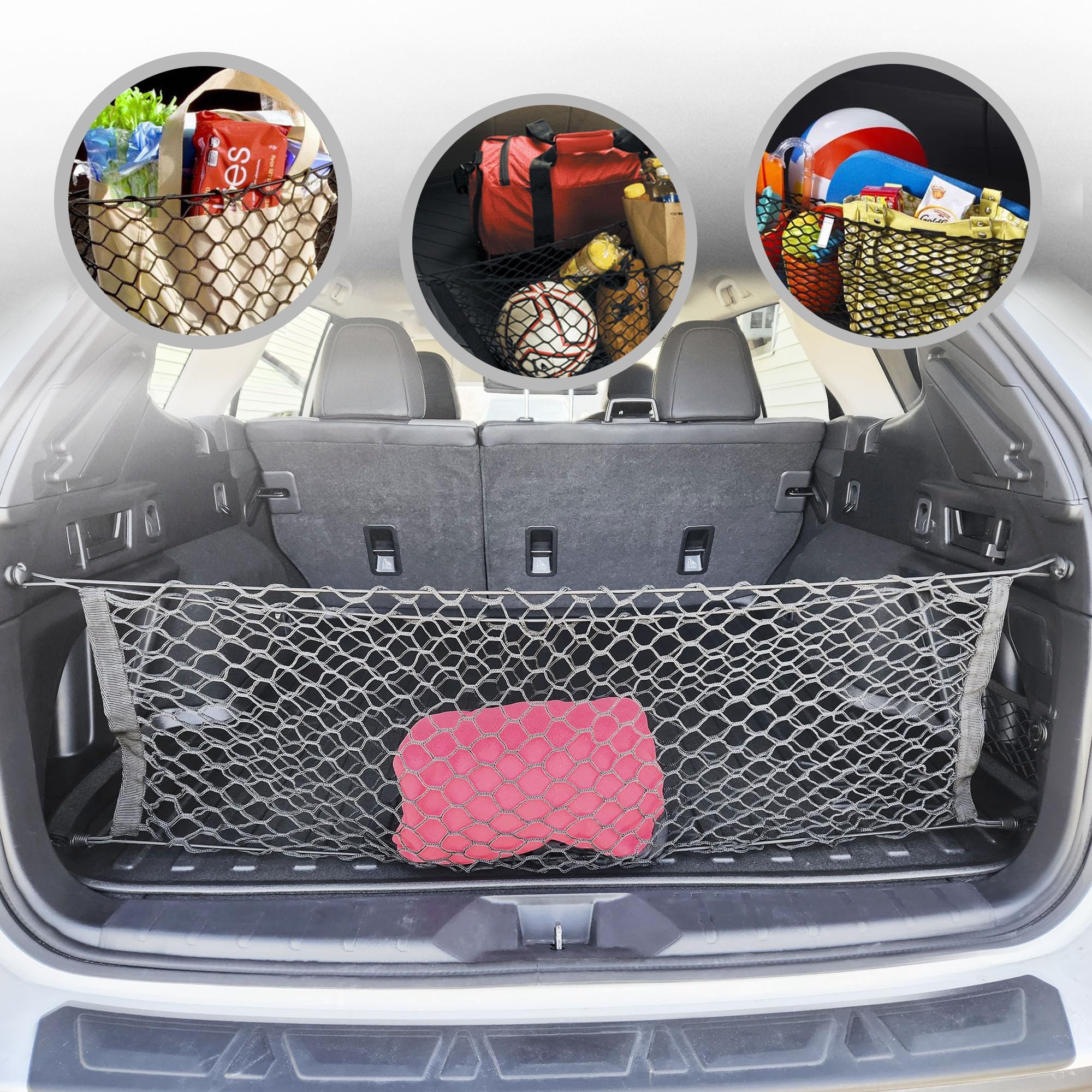 Envelope Style Trunk Mesh Cargo Net for Subaru Outback (BR