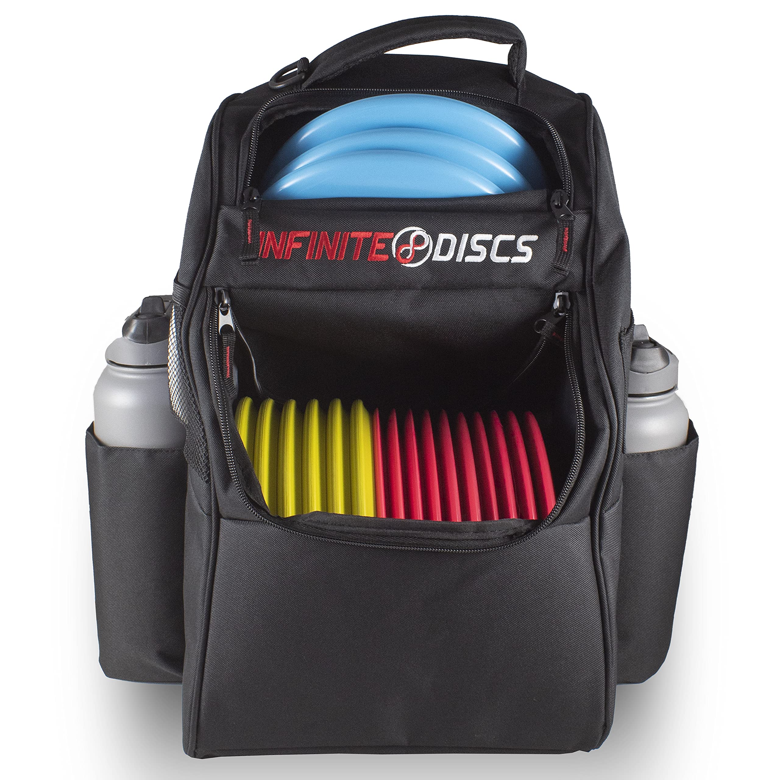 Infinite Discs Huck Pack | Lightweight Disc Golf Bag | 18+ Disc Capacity