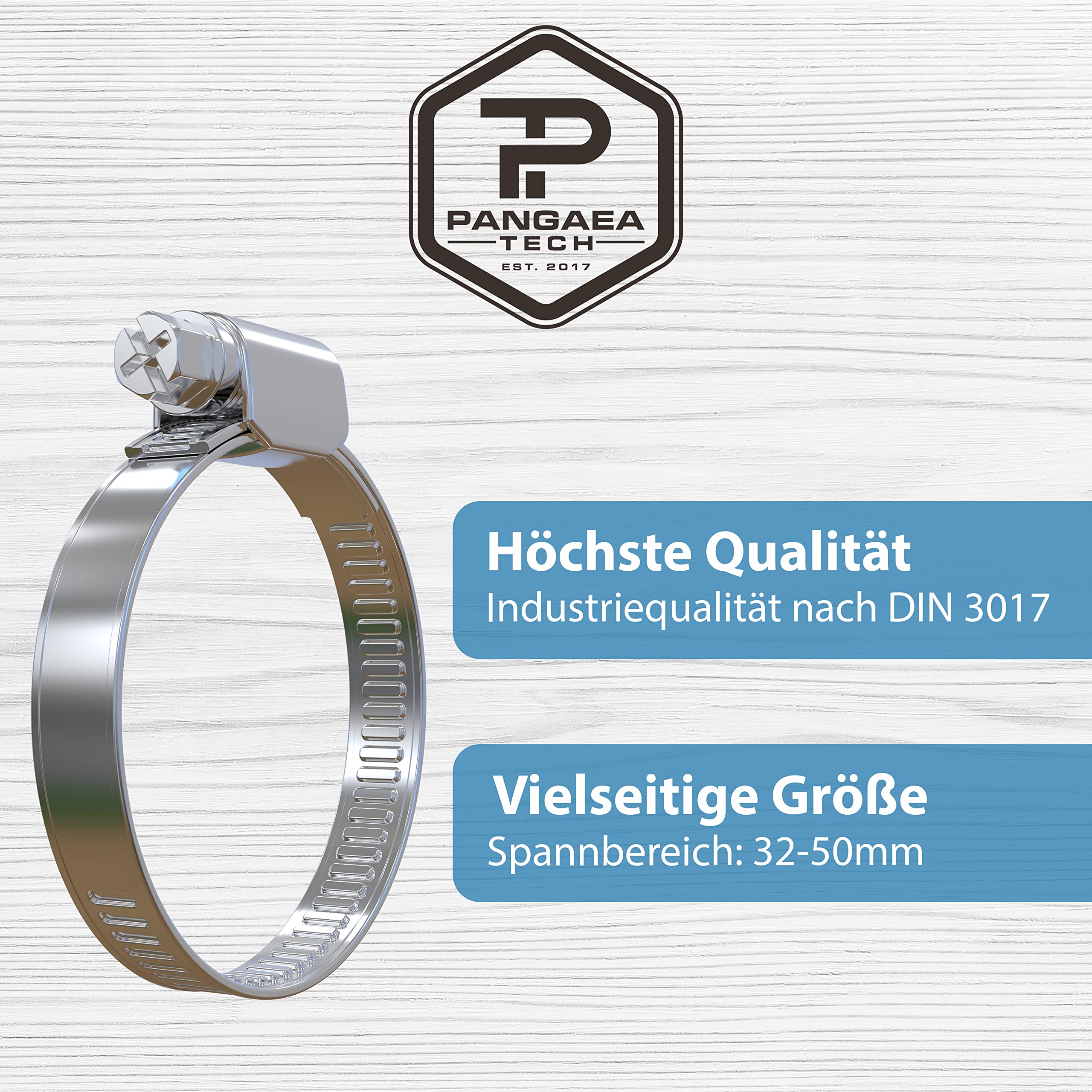 MAI USATO]Confezione da 4 connettori per tubi da 38 mm con 8 fascette stringitubo - Adattatore