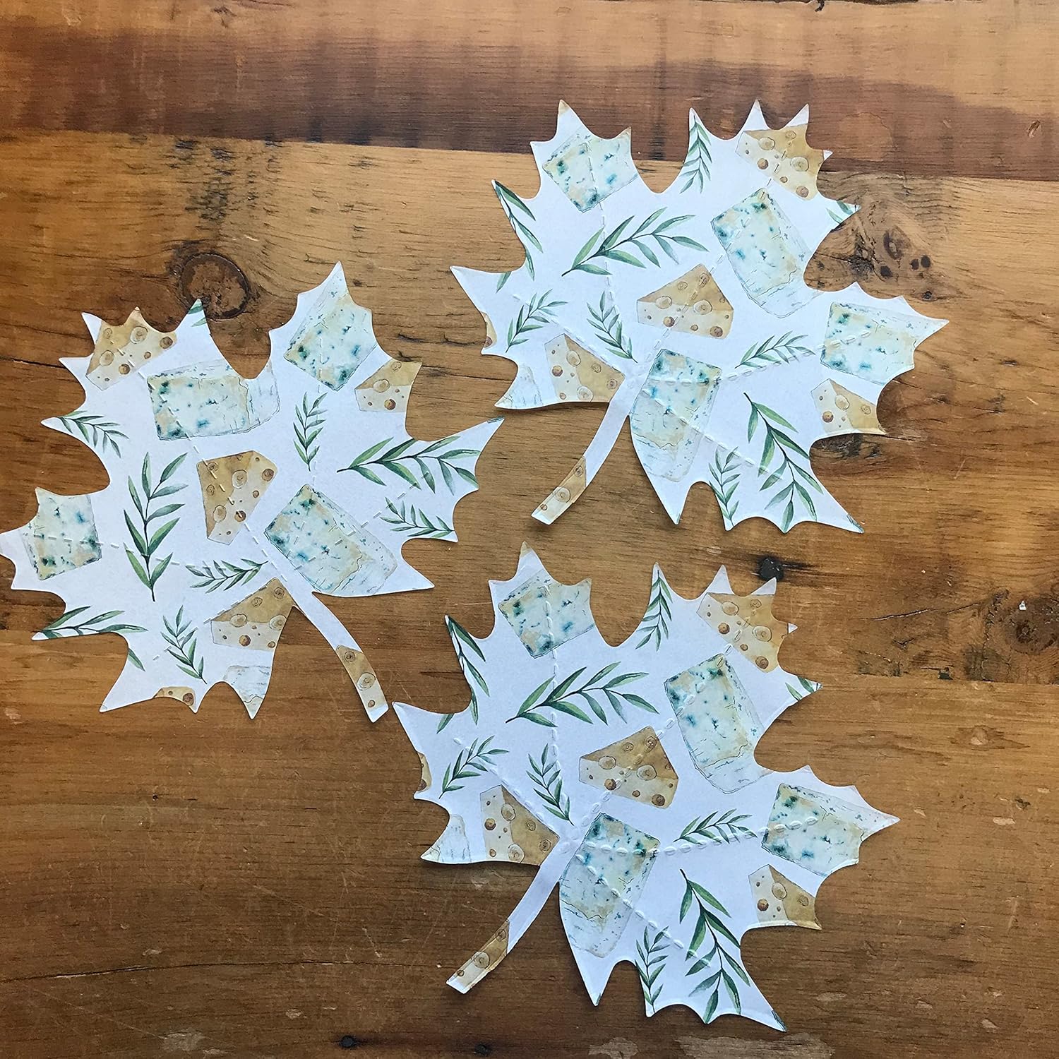 Disposable Cheese Board Paper, Set of 20, Elegant Cheese