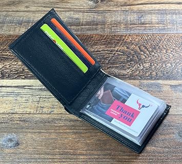 Set Of 2 Heavy Duty Vinyl Credit Card ID Holder Wallet Insert MADE IN USA