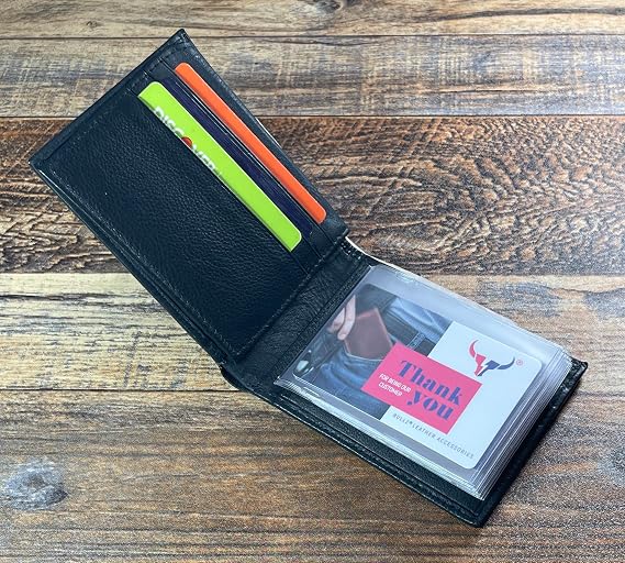 Set Of 2 Heavy Duty Vinyl Credit Card ID Holder Wallet Insert MADE IN USA