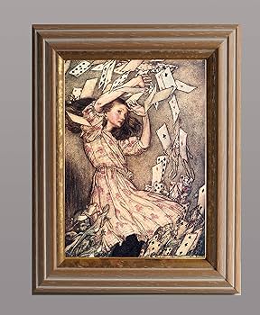 Amazon.co.jp: BiblioArt Series アーサー・ラッカム 「不思議の国の