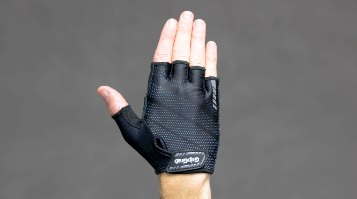 Gants De Vélo Courts GripGrab Expert RC Max - Rembourrés, Paume Microsuède, Pour VTT, Route, Gravel