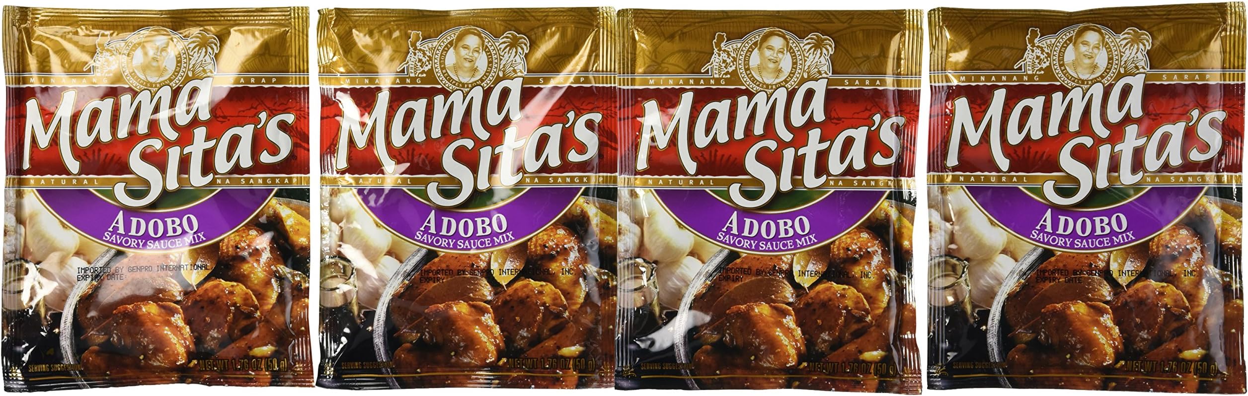 Adobo Mix Pack of Four 1.76 Oz Per Pack