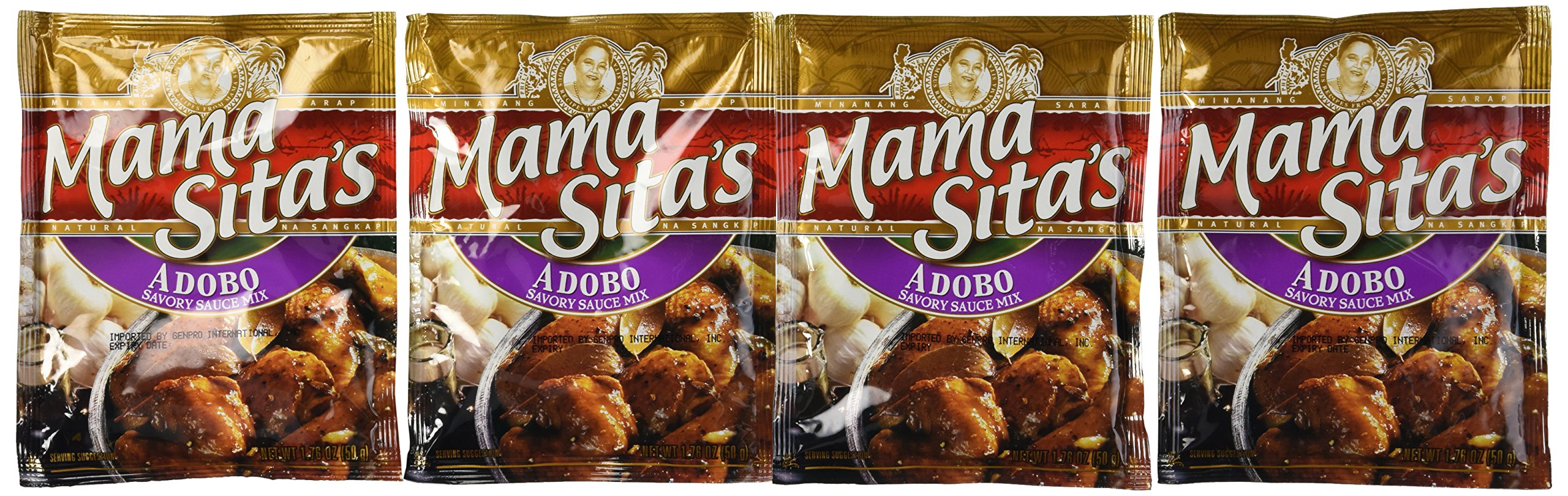 Mama Sita's Adobo Mix Pack of Four 1.76 Oz Per Pack