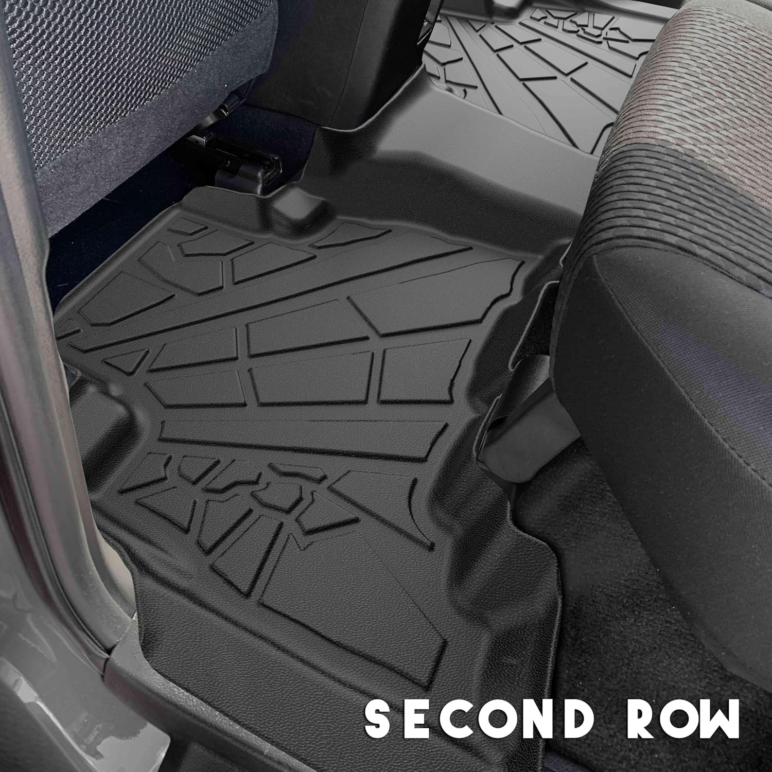 KARPAL Floor Mats Fit for Toyota 4Runner 2013-2024 5th Gen (Include TRD), Custom Fit All Weather TPE Floor Liners, 1st & 2nd Row & Cargo Liner & Backseat Mat, 4Runner Accessories (Not for 2025)
