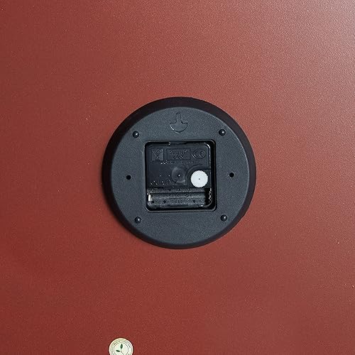 Miniatura 7 de Deco 79 Reloj de pared de metal con acento de cuerda, 25" x 2" x 25", azul