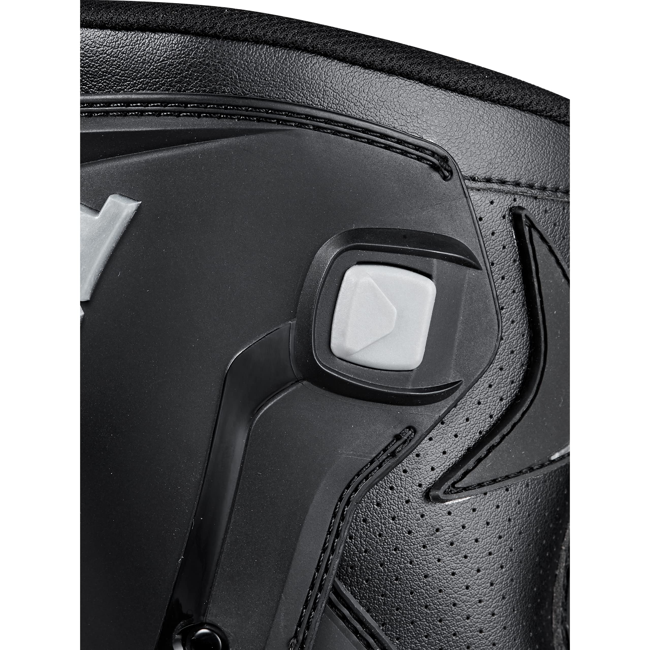 FLM Octane Motorradstiefel Lang - Atmungsaktiv - Hochschlagfeste Schienbeinplatte - Einstellbarer Klett - Gummisohle