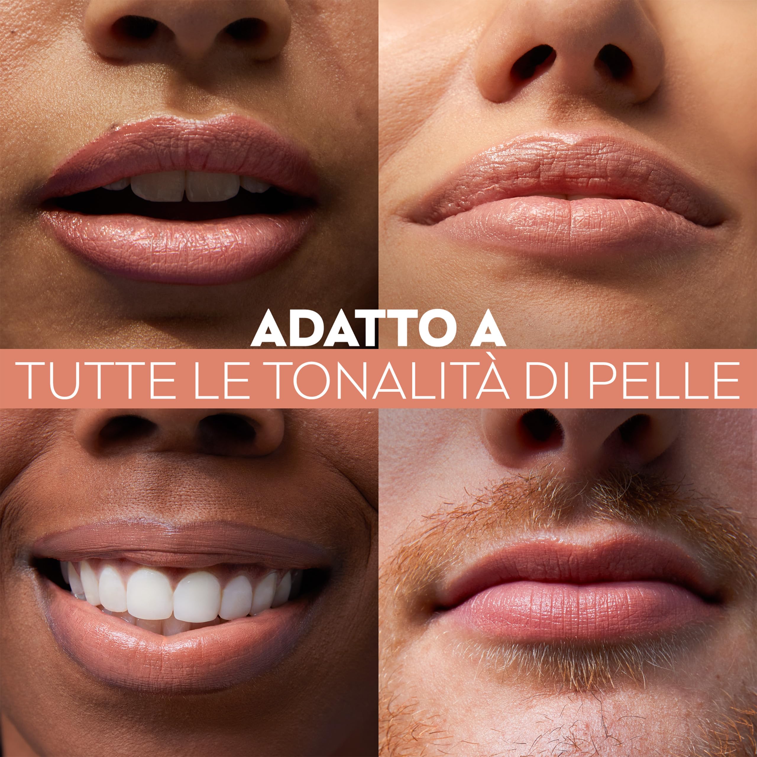 Labello Caring Beauty Lip & Cheek Nude 4.8 g, Burrocacao labbra e guance con una nota di colore nude, Balsamo labbra colorato e blush stick 2 in 1, Lip balm idratante con protezione SPF 30