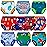 BIG ELEPHANT 10 Packs Baby Girls\' and Boys\' Potty Training Pants, 100% Cotton Absorbent Training Underwear for Toddler, 3T