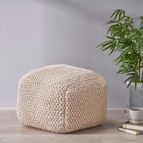 Miniatura 2 de Christopher Knight Home 313893 Puf, gris oscuro