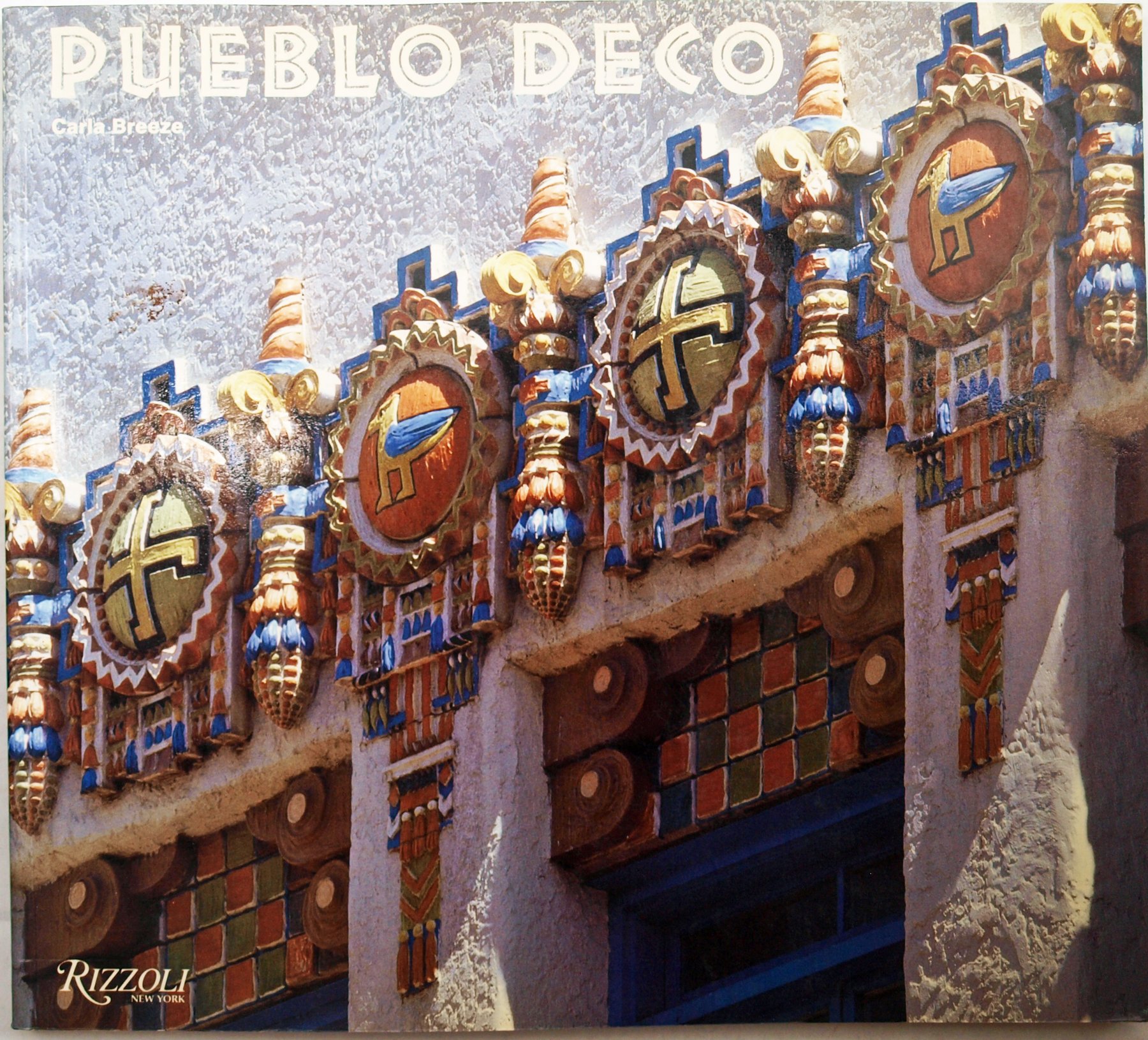 Pueblo Deco objet d'art en terre cuite haut de gamme pour intérieur