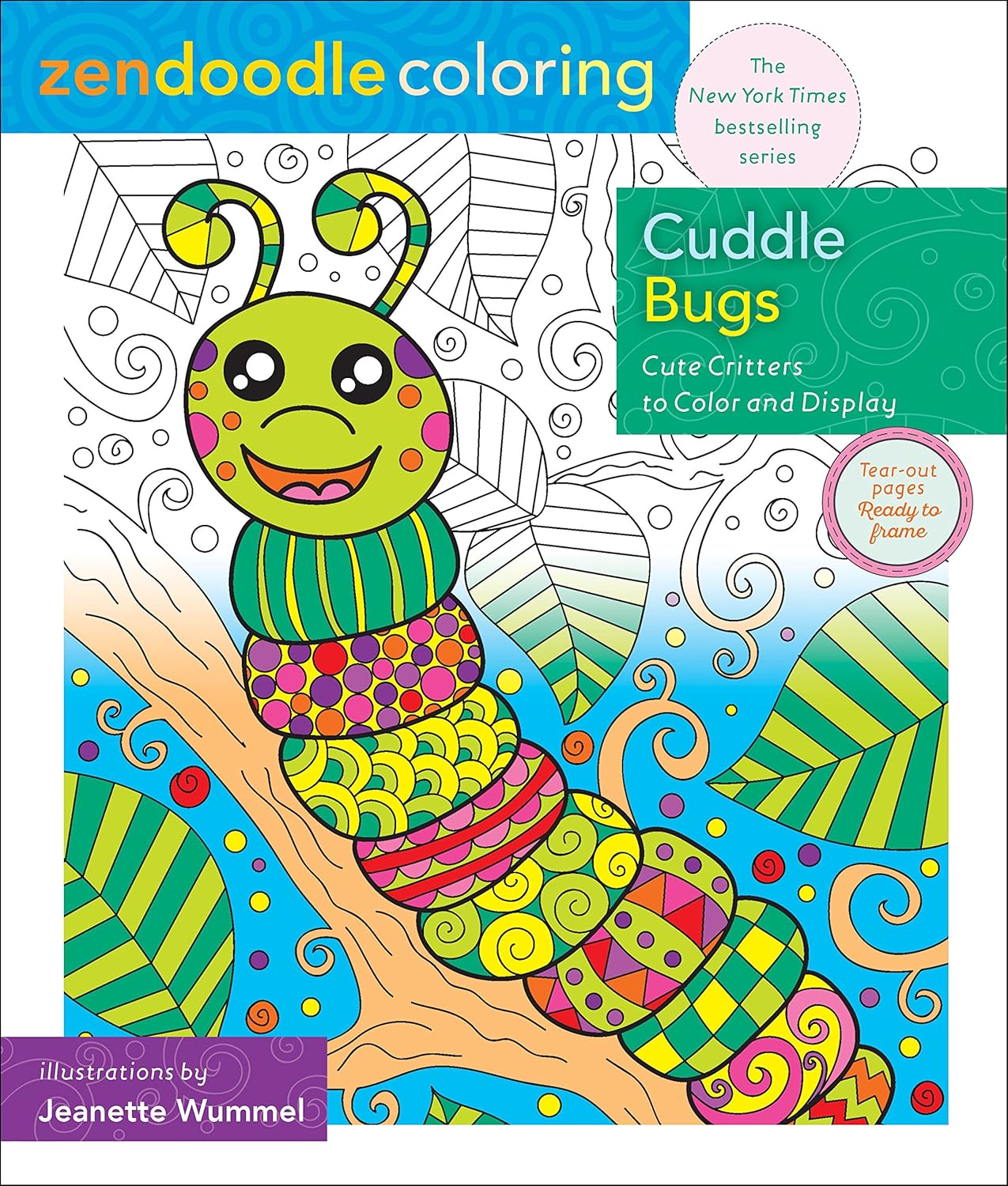 Amazon.com: Zendoodle Coloring: Cuddle Bugs: Cute Critters to Color and ...
