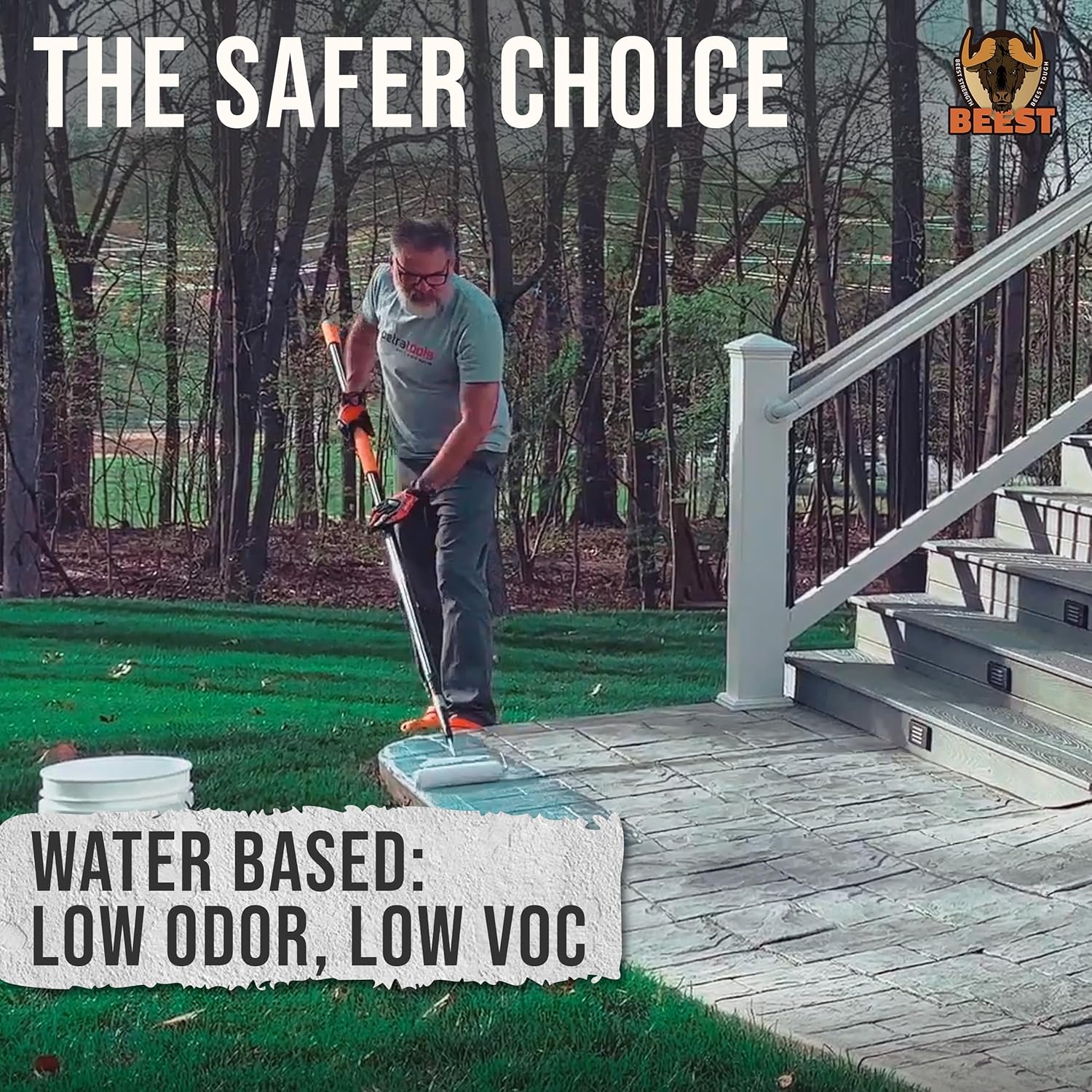 BEEST Outdoor Surface Care Bundle – 8600 Wet‑Look Paver Sealer & Heavy‑Duty Concrete Cleaner | Clean & Protect Patios, Driveways, Pavers & More