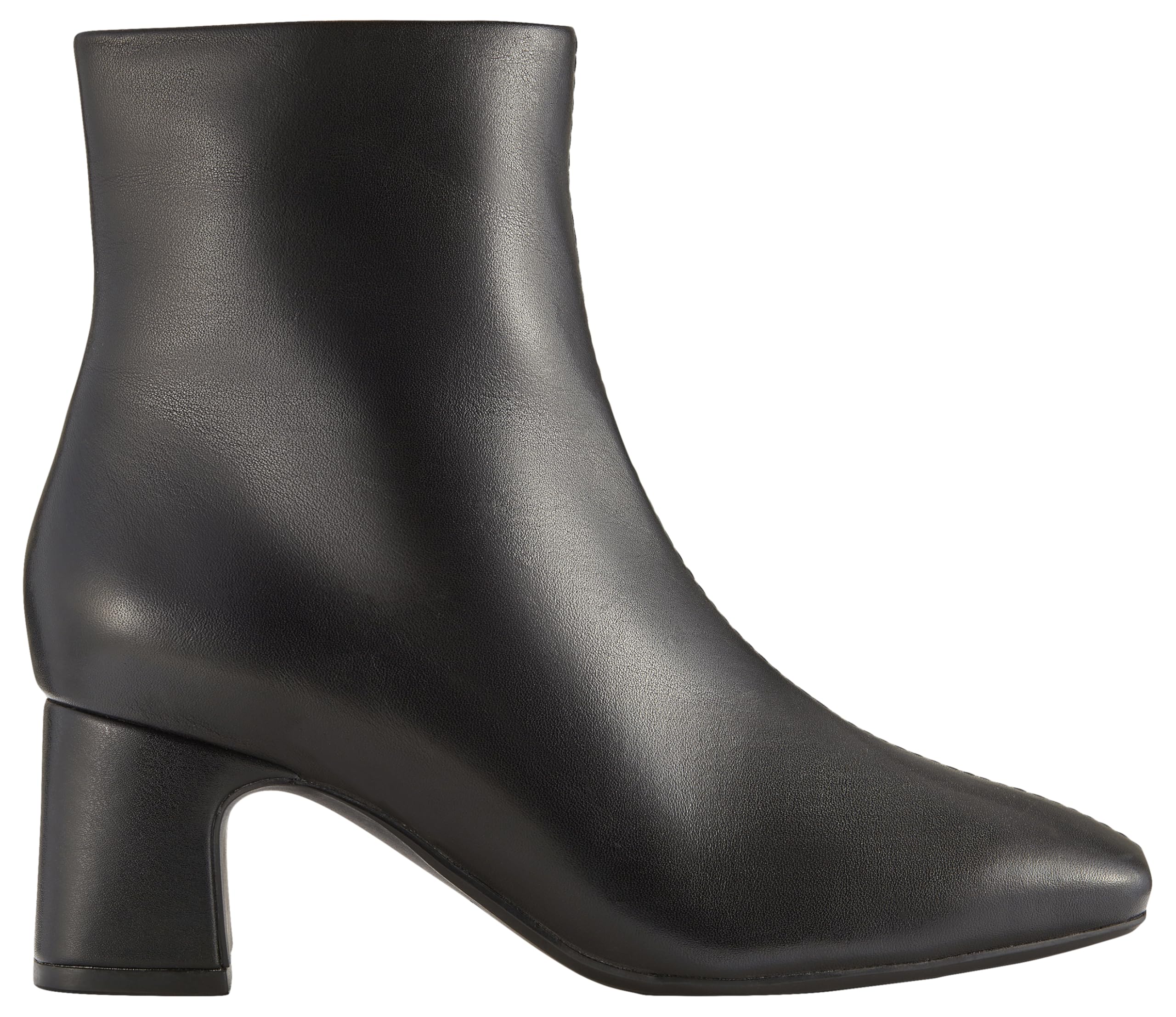 Clarks Premium Women's Fernie Zip Ankle Boot, Black Leather, 8 UK