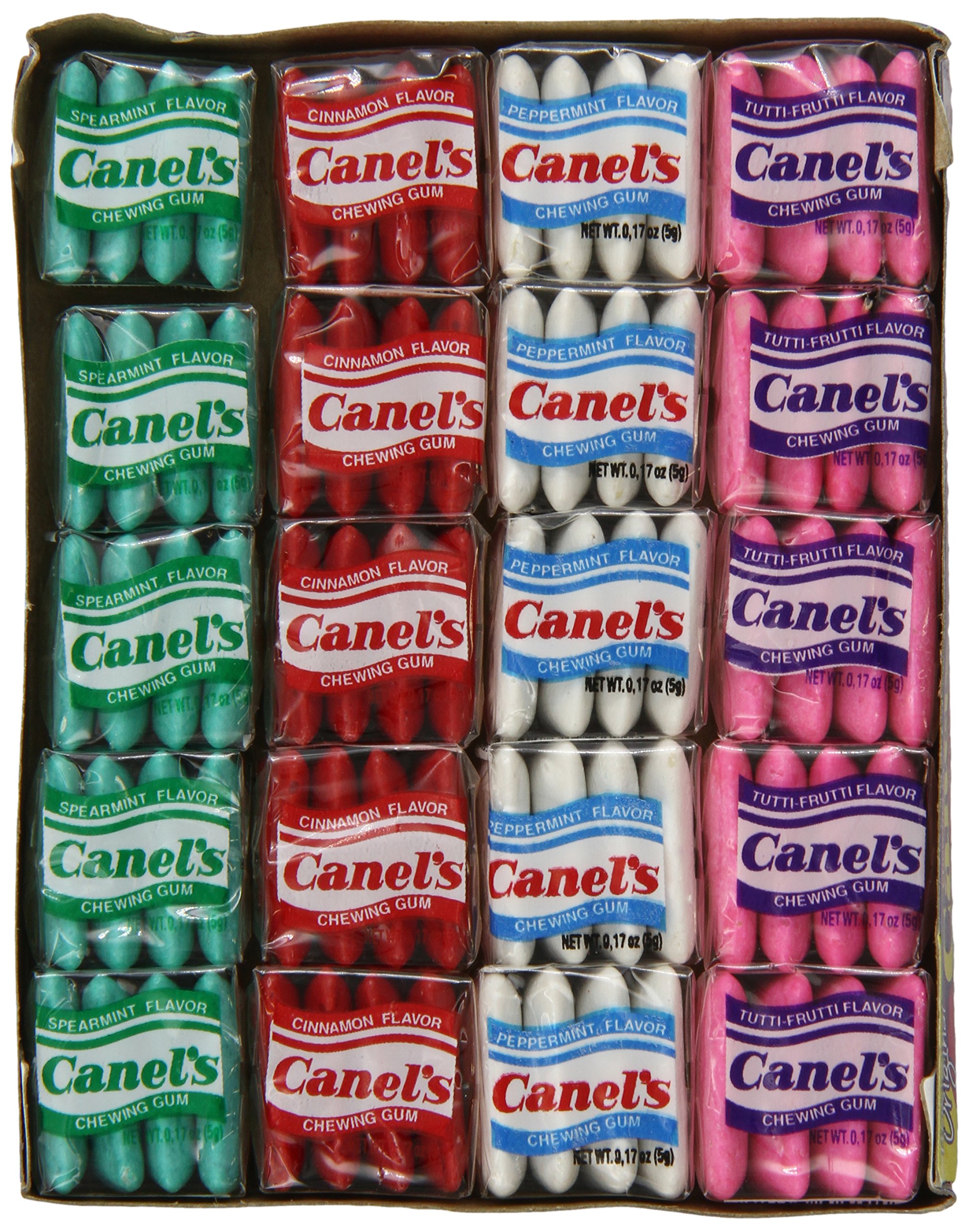 Canel's Assorted Chewing Gum, 20 Count (Pack of 12)